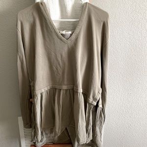 Urban Outfitters peplum sweatshirt, size L